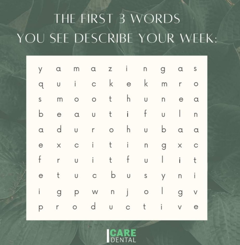 Its a fresh and new day 💁‍♀️💚.   What are the first three words that you see?

#FreshWeek #Positivity #Kelowna